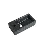 Fontein Mia 40.5x20x10.5cm Nero marmerlook zwart links, Doe-het-zelf en Verbouw, Sanitair, Verzenden, Nieuw