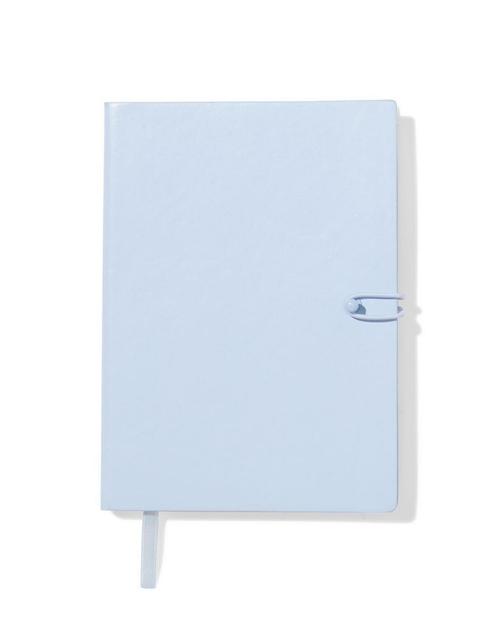 HEMA Notitieboek 12.8x17.8 PU gelinieerd blauw, Diversen, Agenda's, Nieuw, Verzenden