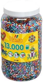 Hama - Strijkkralen Pot Gestreept (13.000 stuks) | Hama -, Nieuw, Verzenden