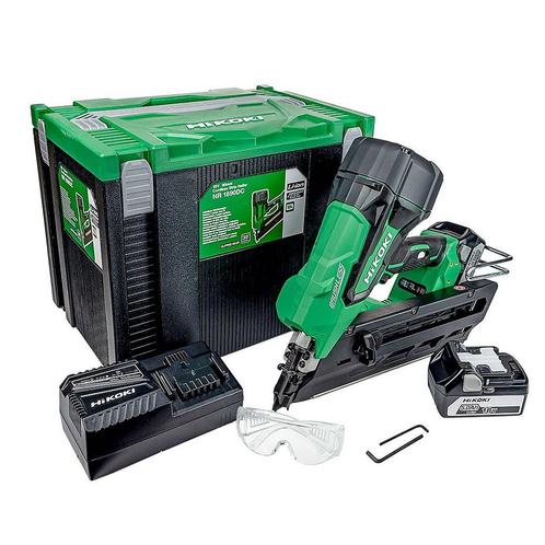 Accu spijkerapparaat - 18 V / 50 - 90 mm met 2 x 5 Ah Li-..., Doe-het-zelf en Verbouw, Gereedschap | Overige machines, Nieuw, Verzenden