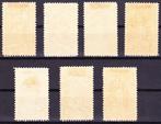 Suriname 1923 - Complete serie regeringsjubileum Wilhelmina, Gestempeld