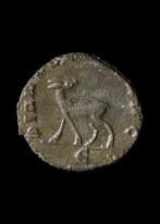 Oud-Romeins Brons Antoninianus van Gallienus met hinde op de, Antiek en Kunst