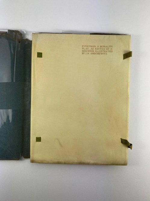 Signed, John H. Amschewitz - Everyman: A Morality Play -, Antiek en Kunst, Antiek | Boeken en Bijbels