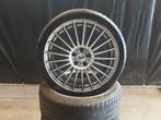 Opel Zafira/Vectra 18 inch AEZ velgen met zomerbanden, Auto-onderdelen, Banden en Velgen, Ophalen, 18 inch, Gebruikt, Banden en Velgen