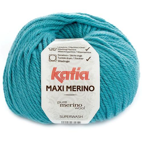 Katia Maxi Merino - 30 turquoise - Wol Garen, Hobby en Vrije tijd, Breien en Haken, Ophalen of Verzenden