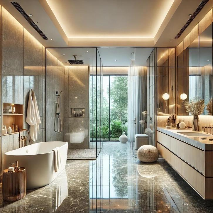 Luxe betaalbare Badkamers van A tot Z by TIMSOUTELT, Huis en Inrichting, Badkamer | Complete badkamers, Nieuw, Met bad, Met douche