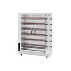 GGM Gastro | Gas kippengrill - 28,2kW - met 6 spiesen voor |, Verzenden
