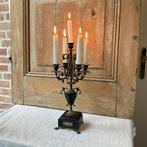 Five-armed candelabra - Kandelaber - Marmer, Zamak, Antiek en Kunst