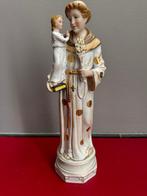 Beeld, San Antonio van Padua - 33 cm - Porselein, Bisque, Antiek en Kunst