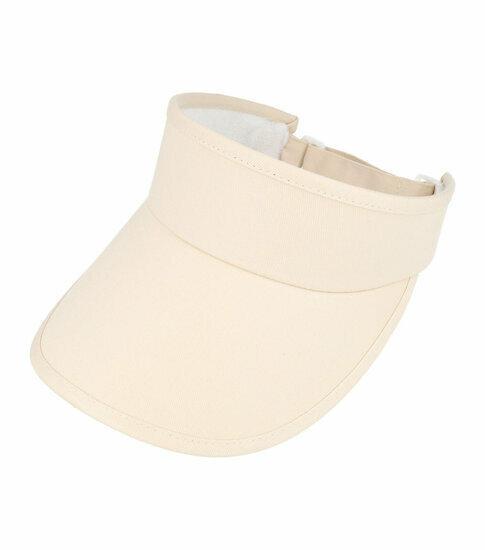 Zonneklep Stevige Klep Verstelbaar Maat 54cm - 59cm Creme, Kleding | Dames, Hoeden en Petten