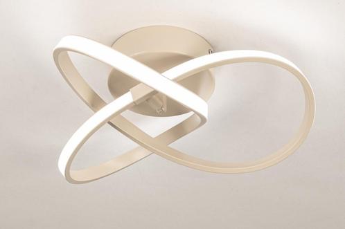 Rietveld Plafondlampen - Beige, Zand - Metaal, Huis en Inrichting, Lampen | Plafondlampen, Verzenden