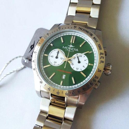 Mondia - Chronograph - Multifunction - Tachymeter - Steel -, Sieraden, Tassen en Uiterlijk, Horloges | Heren