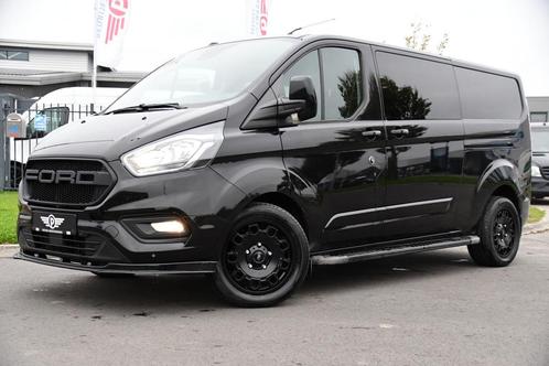Ford Transit Custom 300 2.0 TDCI L2H1 Black Edition DC Limit, Auto's, Bestelauto's, Dealer onderhouden, Lease, Automaat, Financial lease