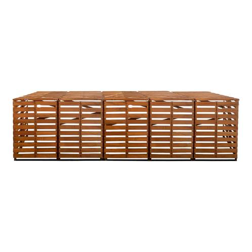 5x Containerombouw | Kliko ombouw | Containerberging | Bruin, Tuin en Terras, Bergingen en Tuinkasten, Nieuw, Hout, Containerberging