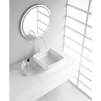 Wiesbaden Piazza Waskom Vierkant - 40x40x15cm - Keramiek -, Doe-het-zelf en Verbouw, Sanitair, Ophalen of Verzenden, Nieuw