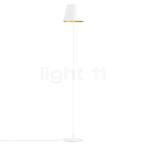 Bega 51177 - Studio Line Vloerlamp LED, wit/messing mat - 3., Verzenden, Nieuw