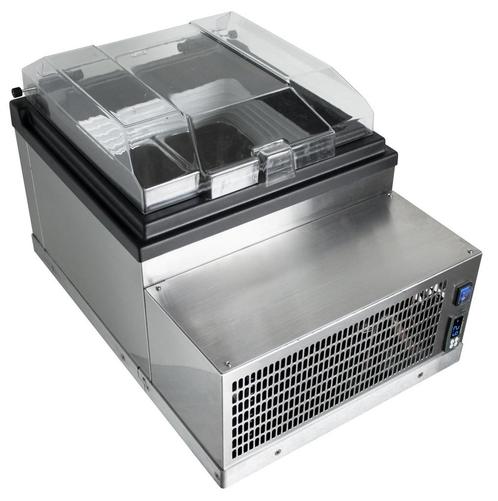 GGM Gastro | Tafelmodel ijsvitrine - 490mm - 10 liter - |, Zakelijke goederen, Horeca | Meubilair en Inrichting, Nieuw in verpakking