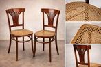 Michael Thonet - Stoel (2) - Bentwood stoel - Hout, Rattan