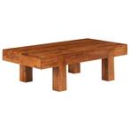 vidaXL Salontafel 100x50x30 cm massief acaciahout met, 100 tot 150 cm, Verzenden, Nieuw, 50 tot 100 cm