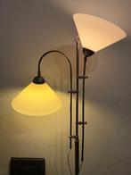 Staande lamp - Messing, Glas, Antiek en Kunst