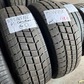 2 x Vredestein Comtrac 225-65-16 C 4 Seizoenbanden 7,5mm beschikbaar voor biedingen