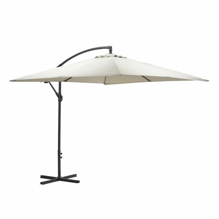 Garden Impressions Corfu parasol 250x250 - donker grijs -, Tuin en Terras, Partytenten, Verzenden
