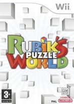Wii Rubiks Puzzle World, Zo goed als nieuw, Verzenden