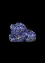 West-Aziatisch Lapis Lazuli Leeuw Amulet Kraal (Zonder