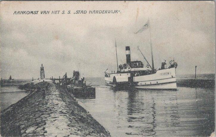 HARDERWIJK - Aankomst van het S. S. Stad Harderwijk, Verzamelen, Ansichtkaarten | Nederland, Verzenden