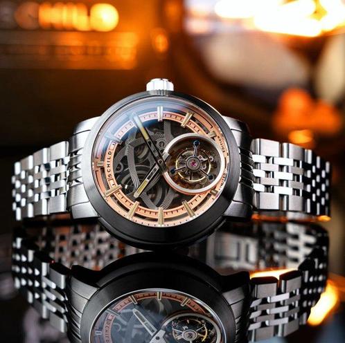 Schild - TOURBILLON - Limited Edition * 1 - 16 * - Salmon -, Sieraden, Tassen en Uiterlijk, Horloges | Heren