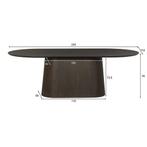 Novero Espresso 230cm-31546, Ophalen of Verzenden, Nieuw