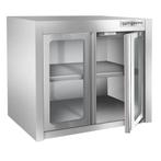 GGM Gastro | RVS wandkast - 800x400mm - met | WSI88, Verzenden