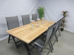 te velde tuinmeubelen tuinset lecce met lucan teak tuintafel, Nieuw