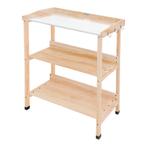 Werktafel | Oppottafel | Plantentafel | 76x37x92cm | Hout, Tuin en Terras, Overige Tuin en Terras, Verzenden, Nieuw