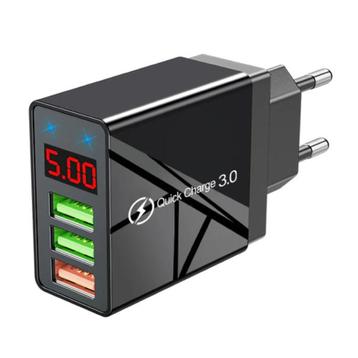 Qualcomm Quick Charge 3.0 Triple 3x Port USB Muur Oplader beschikbaar voor biedingen
