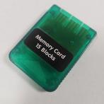 Groene Transparant Memorycard 15 Blocks Playstation 1, Ophalen of Verzenden, Nieuw