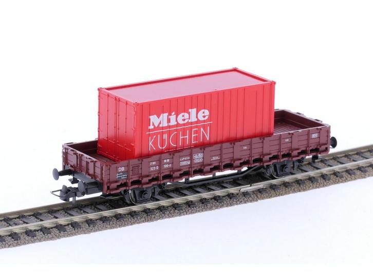 Schaal H0 Roco 46031 rongenwagen met Miele container van..., Hobby en Vrije tijd, Modeltreinen | H0, Gelijkstroom, Analoog, Gebruikt