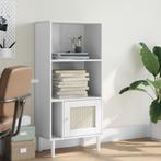 vidaXL Boekenkast SENJA rattan-look 60x35x130 cm grenenhout, Verzenden, Nieuw, Grenenhout