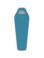 Highlander mummyslaapzak Zeta 150 Sky Blue 5°C - Blauw, Verzenden, Nieuw
