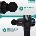 2dekans | Niceey Massage Gun Pro - 30 Standen Draadloos - 6, Sport en Fitness, Massageproducten, Ophalen of Verzenden, Zo goed als nieuw