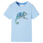 vidaXL Kindershirt met korte mouwen 92 lichtblauw, Verzenden, Nieuw