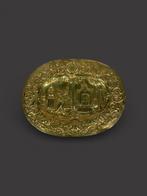 Plat en Laiton décor aux chinois - Schotel - Messing