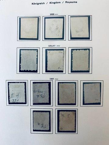 Nederland 1852/1867 - Willem III - Eerste 3 Emissies - NVPH beschikbaar voor biedingen