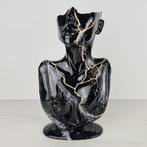 Santicri (1992) - Tired Face Black & White Marble, Antiek en Kunst, Kunst | Designobjecten