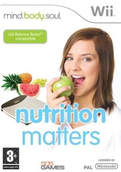 Mind. Body. Soul. Nutrition Matters-Standaard (Wii) Gebruikt, Spelcomputers en Games, Games | Nintendo Wii, Zo goed als nieuw