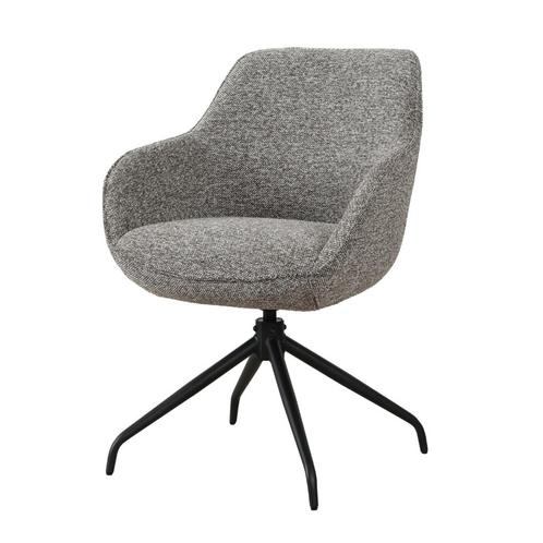 Eetkamerstoel  Stof Bruin - Armstoel Bruin  - Stoel Bruin, Huis en Inrichting, Stoelen, Bruin, Nieuw, Ophalen of Verzenden