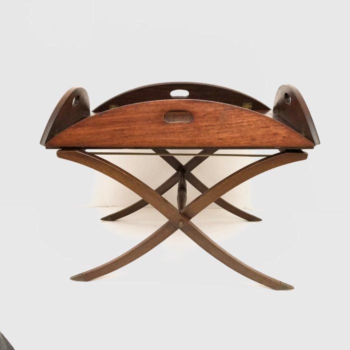Bijzettafel - Mahonie - Butlers tray table, Antiek en Kunst, Curiosa en Brocante