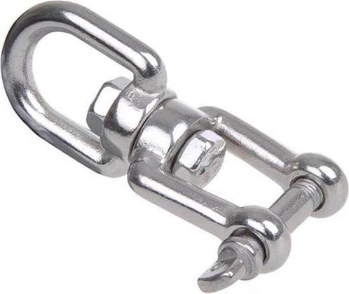 Rvs Wervel Oog-gaffel - Draairotol - Swivel - Draaioog - War, Doe-het-zelf en Verbouw, Gereedschap | Handgereedschap, Nieuw, Ophalen of Verzenden