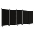Kamerscherm 5 Panelen Zwart - Retourdeal - 35% Korting!, Huis en Inrichting, Ophalen of Verzenden, Nieuw