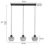 Mexlite hanglamp Lotus 3350ZW Nieuw, Ophalen, Overige materialen, Nieuw, 75 cm of meer